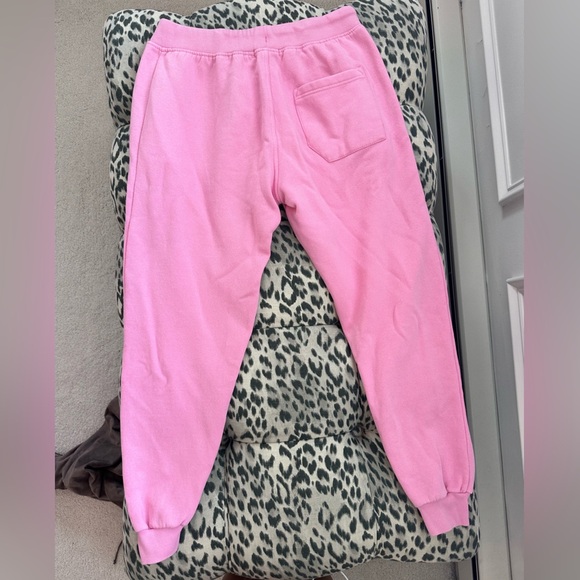 Wish You Were Aphi Pink Sweatpants Size M - Picture 3 of 5
